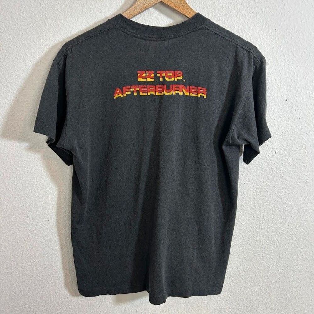 Vtg 1980s ZZ TOP Afterburner Band Tee T Shirt M/L SIngle Stitch Spring Ford Rock - Picture 3 of 10